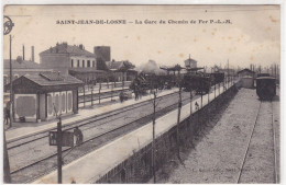 Côte-d'Or - Saint-Jean-de-Losne - La Gare Du Chemin De Fer P. L. M. - Sonstige & Ohne Zuordnung