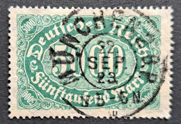 Deutsches Reich 1922, Mi 256c Opalgrün, Gestempelt, Geprüft - Used Stamps