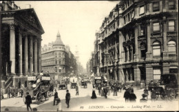 CPA London City England, Cheapside, Looking West - Other & Unclassified