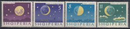 ALBANIA 839-842,unused - Sterrenkunde