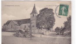 Doubs - Dannemarie - La Place Et L'Eglise - Autres & Non Classés