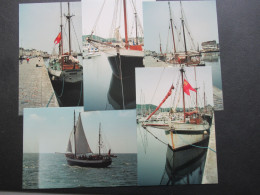 5 Foto's Van Boten - Ships - Bateaux +/- 10 X 15 Cm - Otros & Sin Clasificación