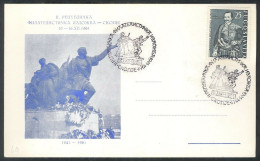 .Yugoslavia, 1961-12-10, Macedonia, Skopje, Phila Exhibition, Special Postmark & Card - Other & Unclassified