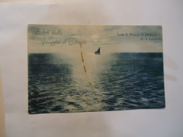 ITALY  POSTCARDS  1916  SALUTI DALLA SPIAGGIA D'ANGIO ROMA - Other & Unclassified