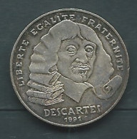 Pièce 100 FRANCS ARGENT 1991 DESCARTES / FRANCE / SILVER  -- PIEB 25403 - 100 Francs