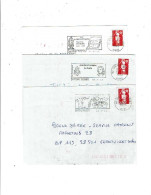02 CHATEAU-THIERRY Lot De 6 Oblitérations LA  FONTAINE - Ecrivain, Littérature Cf Scans     242 - Mechanical Postmarks (Advertisement)