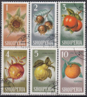 ALBANIA 912-917,used - Obst & Früchte