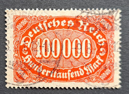 Deutsches Reich 1922, Mi 257 Plattenfehler III, Gestempelt - Oblitérés