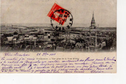 Dunkerque Vue Prise De La Tour St Eloi (HdV, Port ;éditeur Marius Bar Pub Pour Jockey Club Chapeaux à Toulon Tim En 1911 - Dunkerque