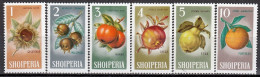 ALBANIA 912-917,unused - Fruits