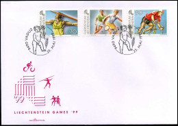 Liechtenstein - FDC - Liechtenstein Games '99 - FDC