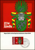 Liechtenstein - MK - Landammänner Wappen - Cartas Máxima