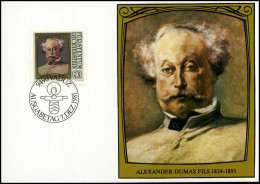 Liechtenstein - MK - Alexandre Dumas - Maximumkaarten