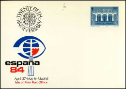 Isle Of Man - Postkaart - Europa 1984 - Isle Of Man