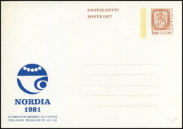 Finland - Postkaart -  Nordia 81 - Postal Stationery