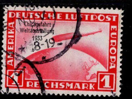 Deutsches Reich 496 Zeppelin Chicago Fahrt Gestempelt Used (2) - Used Stamps