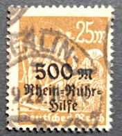 Deutsches Reich 1923, Mi 259 Gestempelt Geprüft - Used Stamps