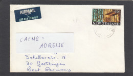 LETTRE DE OCEAN ISLANDS, CENTRAL PACIFIC AVEC TIMBRE " BOIS ", 1968. - Brieven En Documenten