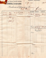 1908  FACTURE  " F BONDIL Successeur à RIEZ 04 " Envoyée à GREOUX 04 - 1900 – 1949