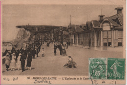 SOMME-Mers Les Bains-L'Esplanade Et Le Casino -60 - Mers Les Bains