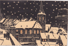 Bern - Nydeckkirche In Einer Winternacht       Ca. 1930 - Berne