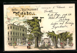 Lithographie Salzburg, Hotel Und Restaurant Mirabell  - Sonstige & Ohne Zuordnung