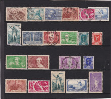 22 Timbres   Oblitérés Et Neuf *   France Année  1936  Timbres Avec Trace Ou Reste De Charnière - Usados