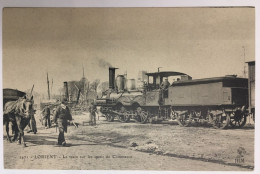 RARE - Lorient - Le Train Sur Les Quais Du Commerce - ANIMEE, Locomotive Vapeur - Lorient