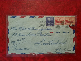 LETTRE USA 1954 SAN LEANDRO POUR LUTTERBACH - Sonstige & Ohne Zuordnung