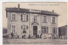 Meurthe-et-Moselle - Bernécourt Avant La Guerre 1914-15 - L'Ecole Communale - Andere & Zonder Classificatie