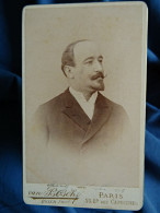 Photo CDV Boyer à Paris - Homme Portrait Nuage, Ca 1890  L448 - Anciennes (Av. 1900)