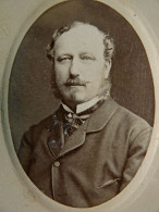 Photo CDV Ch. Herbert à Beauvais - Homme Aux Favoris, Mr Portier Louis  Ca 1875  L448 - Anciennes (Av. 1900)