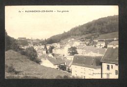 88 - PLOMBIERES  LES BAINS - Vue Générale - 1914 (peu Courante) - Plombieres Les Bains