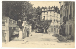 66/ CPA - Amélie Les Bains - La Rue Des Thermes - Amélie-les-Bains-Palalda