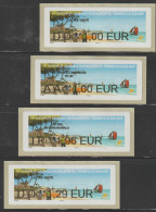 4 Atms, Nabanco, Lettre Verte DD1.29/ Intern IP 1.96/ AA 1.00/ DD 1.00€. 24/05/2024. LONGEVILLE SUR MER, AG. Philapostel - 2010-... Illustrated Franking Labels