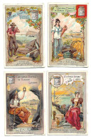 S 396, Liebig 6 Cards, Etats-Unis D'Amerique (spots En Hidden Tear On Backsides) (ref B6) - Liebig