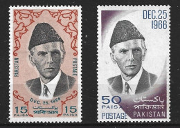 PAKISTAN. N°228-9 De 1966. Alt Jinnah. - Pakistan