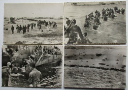 LOT 4 CPA DEBARQUEMENT EN NORMANDIE TROUPES 9 EME ARMEE U.S. - Oorlog 1939-45