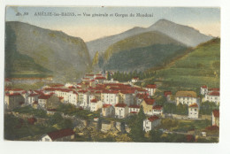 66/ CPA  - Amélie Les Bains - Vue Générale - Amélie-les-Bains-Palalda