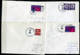USA Schiffspost, Navire, Paquebot, Ship Letter, USS John Willis, Wiltsie, Wederburn, Charles A. Ware - Poststempel