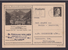 Ostmark Wien Österreich Ganzsache Deutsches Reich Motiv Mayrhofen Zillertal N. - Lettres & Documents