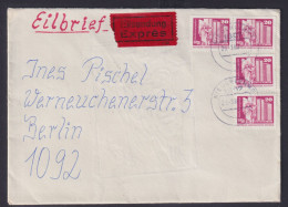 Bahnpost DDR Eilbrief MEF 20 Pfg. Ab Niederlehme Königs Wusterhausen N Berlin - Covers & Documents