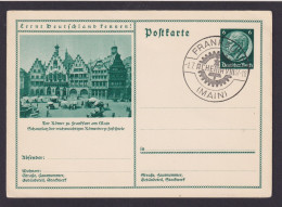 Frankfurt Main Ganzsache Deutsches Reich Inter. SST ACHEMA VIII Motiv Römer - Covers & Documents