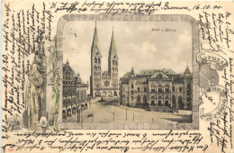 Gruss Aus Bremen - Dom Und Börse - Bremen