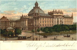 München - Justizpalast - Litho - München