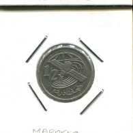 1/2 DIRHAM 2002 MARRUECOS MOROCCO Moneda #AS089.E.A - Marruecos