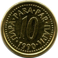 10 PARA 1990 YUGOSLAVIA UNC Coin #M10044.U.A - Yugoslavia