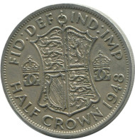 HALF CROWN 1948 UK GBAN BRETAÑA GREAT BRITAIN Moneda #AH011.1.E.A - K. 1/2 Crown