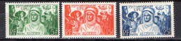 Algeria 1949 UPU 75th Anniversary Set Of 3 MNH - U.P.U.