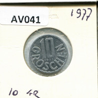 10 GROSCHEN 1977 AUSTRIA Coin #AV041.U.A - Oesterreich